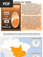 HORÁRIO DE VERÃO
