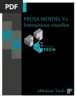 Download Prusa Mendel V21 Visual Instructions FRENCH by eMotion Tech SN110622506 doc pdf