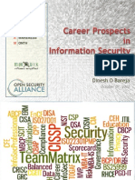 Career Prospects in Information Security