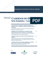 Cadernos Do IME - Serie Estatistica Vol 29