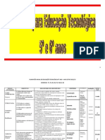 PLANIFICAÇÕES E PROGRAMAÇÕES Educação Tecnológica