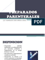 Preparados Parenterales