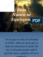 Dios No Se Equivoca AvanzaPorMas Com