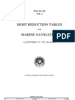 SIGHT REDUCTION TABLES FOR MARINE NAVIGATION Vol 2 - Latitudes 15 to 30 Inclusive