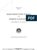 SIGHT REDUCTION TABLES FOR MARINE NAVIGATION Vol 3 - Latitudes 30 to 45 Inclusive