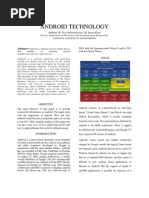 Android Technology: Authors: M. Siva Subramaniyan, M. Imran Khan