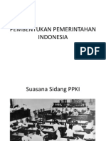 Pembentukan Pemerintahan Indonesia