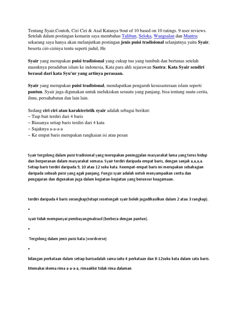 Gratis Download Gambar Tentang Syair Terkeren by Cikimm.com