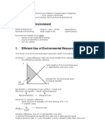 Envirinment Economic