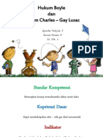 Hukum Boyle Dan Charles - Gay Lusac
