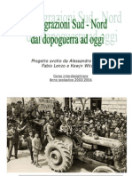 Migrazioni SUD-NORD in Italia Nel Dopoguerra