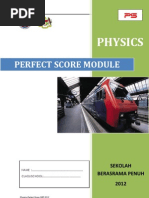 Download Modul Perfect Score SBP Fizik SPM 2012 by Cikgu Faizal SN110672696 doc pdf