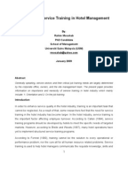 Management thesis on training and development