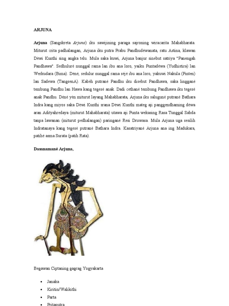 Wayang Jawa | PDF