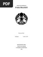 Download Paper Paratransit by Muhammad Ridho SN110683062 doc pdf