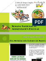 Semana Nacional de Alimentación Escolar