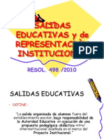 SALIDAS EDUCATIVAS-2010