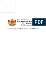 Sustainability Guidelines