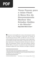 13 Passos Para Desarmamento Nuclear