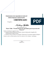 Modelo - Certificado