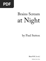 Download Brains Scream at Night by Paul Sutton Book Preview by BlazeVOX books SN110707511 doc pdf