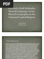 Download Two and a Half Solitudes Shared Language Versus Shared Geography in the National Capital Region by Roberta Pennington SN110721089 doc pdf