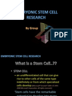 Embryonic Stem Cell Research