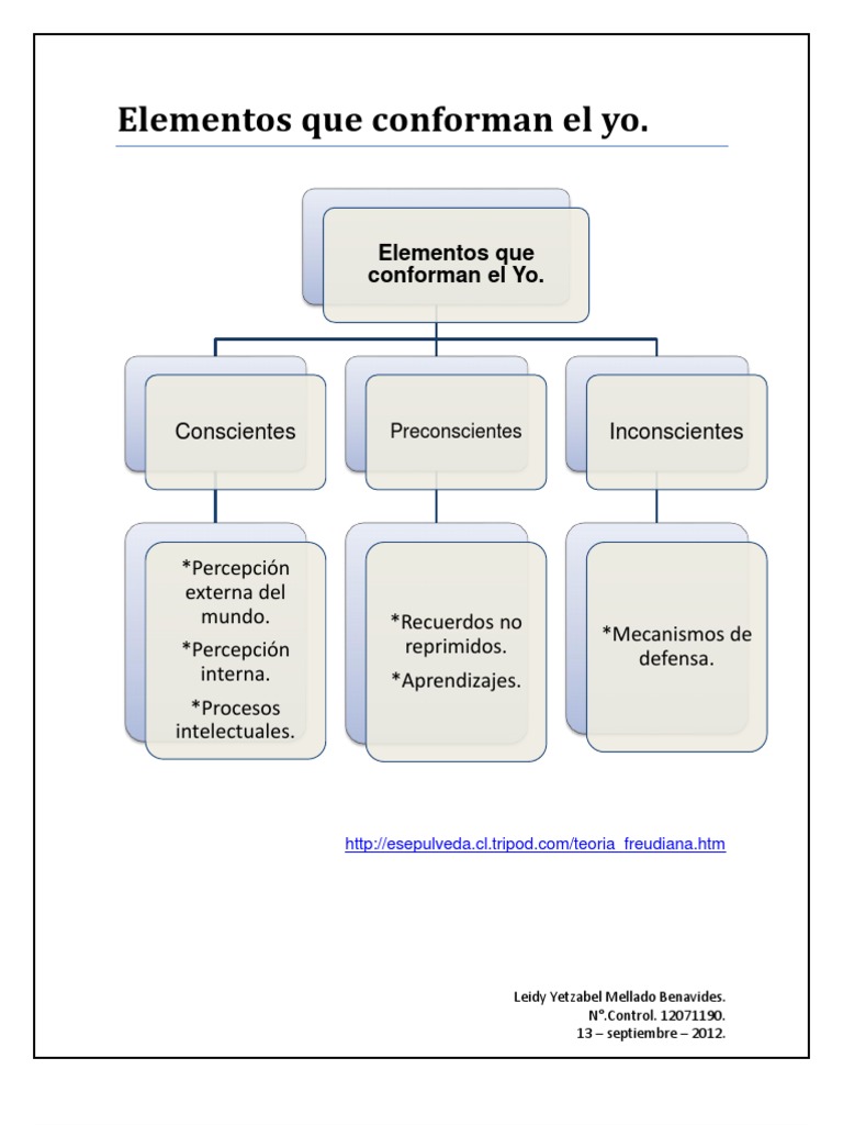 Elementos Que Conforman El Yo