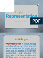 Right of Representation (Succession)