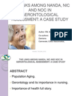 The Links Among Nanda, Nic and Noc in Gerontological Assessment a Case Study