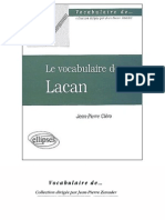Le Vocabulaire de Lacan