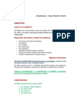 Objetivos generales y específicos en investigación