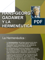 Gadamer y la hermenéutica