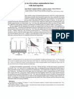 Bistability in A Two-Colour Semiconductor Laser