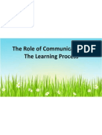 The Role of Communication in the Learning Process