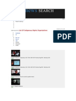 List of Indigenous Organizations at World News