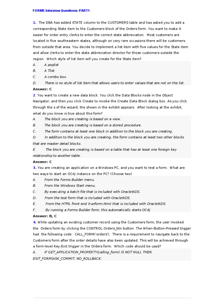 Xamarin Forms Interview Questions