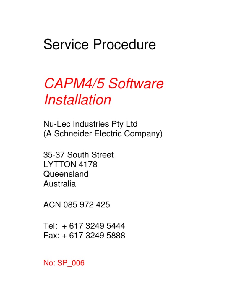 CAPM4 or 5 Software Installation | PDF | Dos | Command Line Interface
