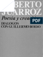 Roberto Juarroz. Poesía y creación. Diálogos con Guillermo Boido. 1980