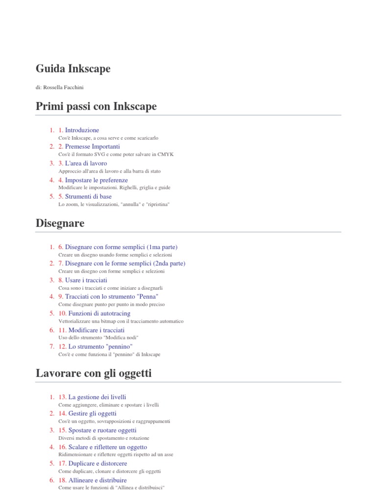 Manuale Inkscape | PDF