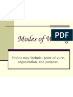 Modes of Writing