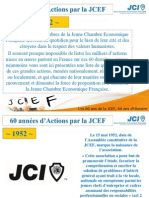 JCEF 60 ans / Actions marquantes