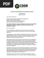 Open Letter to President Michael Sata