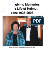 Helmut Tanz - Tribute From A Friend