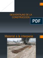 Desventajas de La Construccion 2