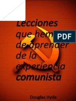 Lecciones Que Hemos de Aprender de La Experiencia Comunista 