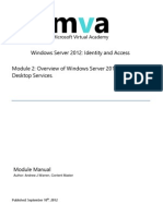 Module 2 - Overview of Windows Server 2012 Remote Desktop Services