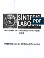 Síntesis Laboral CTM 22 Octubre 2012