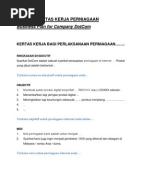 Kertas Kerja Perniagaan
