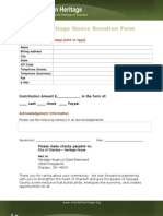 Heritage House Donation Form Doc 10-02-12